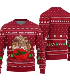 All I Want For Christmas Is Dickmas Inappropriate Ugly Sweater