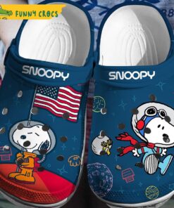 American Astronaut Snoopy Crocs Clog