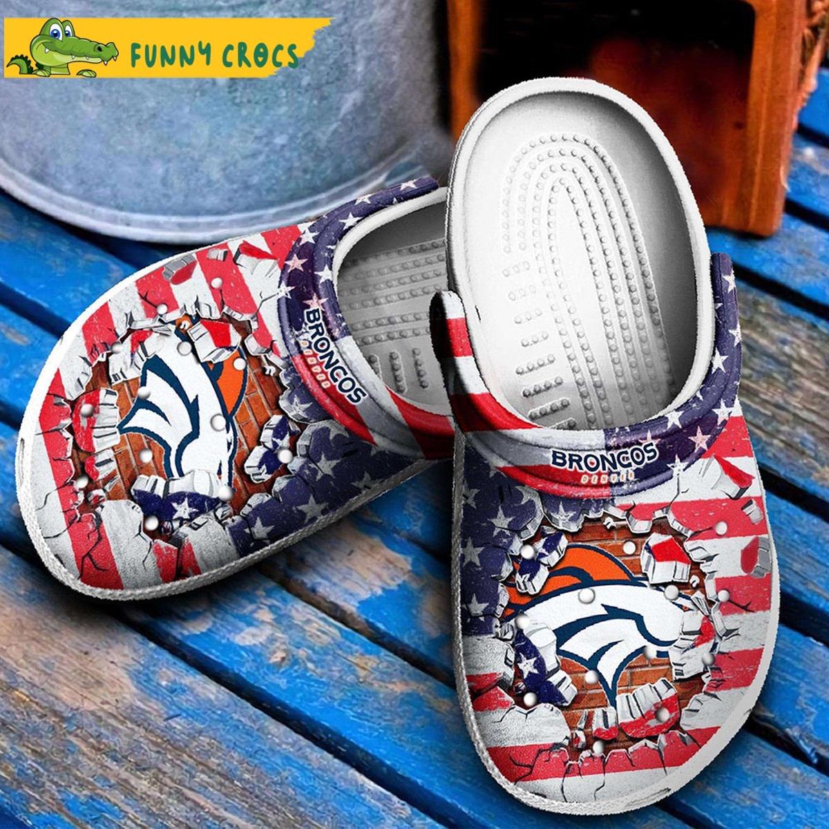 Camo Denver Broncos Crocs Sandals