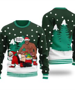 Amusing Santa Barry Wood Funny Christmas Sweaters