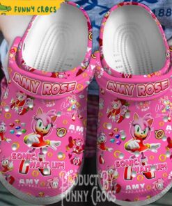 Amy Rose Sonic Crocs Clog