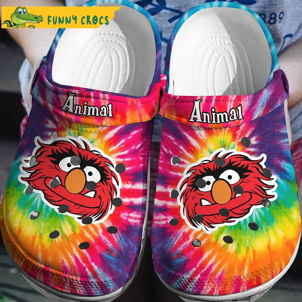 Boxer Tie Dye Crocs Shoes