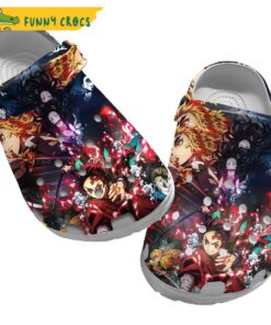 Anime Demon Slayer Shoes Crocs Slippers