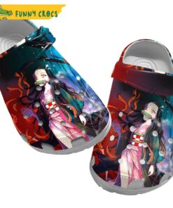 Anime Nezuko Demon Slayer Gifts Crocs Shoes