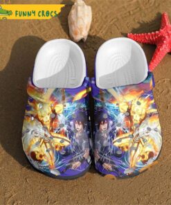 Anime Sasuke Naruto Crocs Slippers