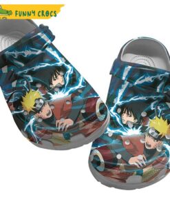 Anime Sasuke X Naruto Crocs Shoes