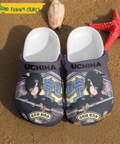 Anime Tudo Sobre Sasuke Naruto Crocs Clog Slippers