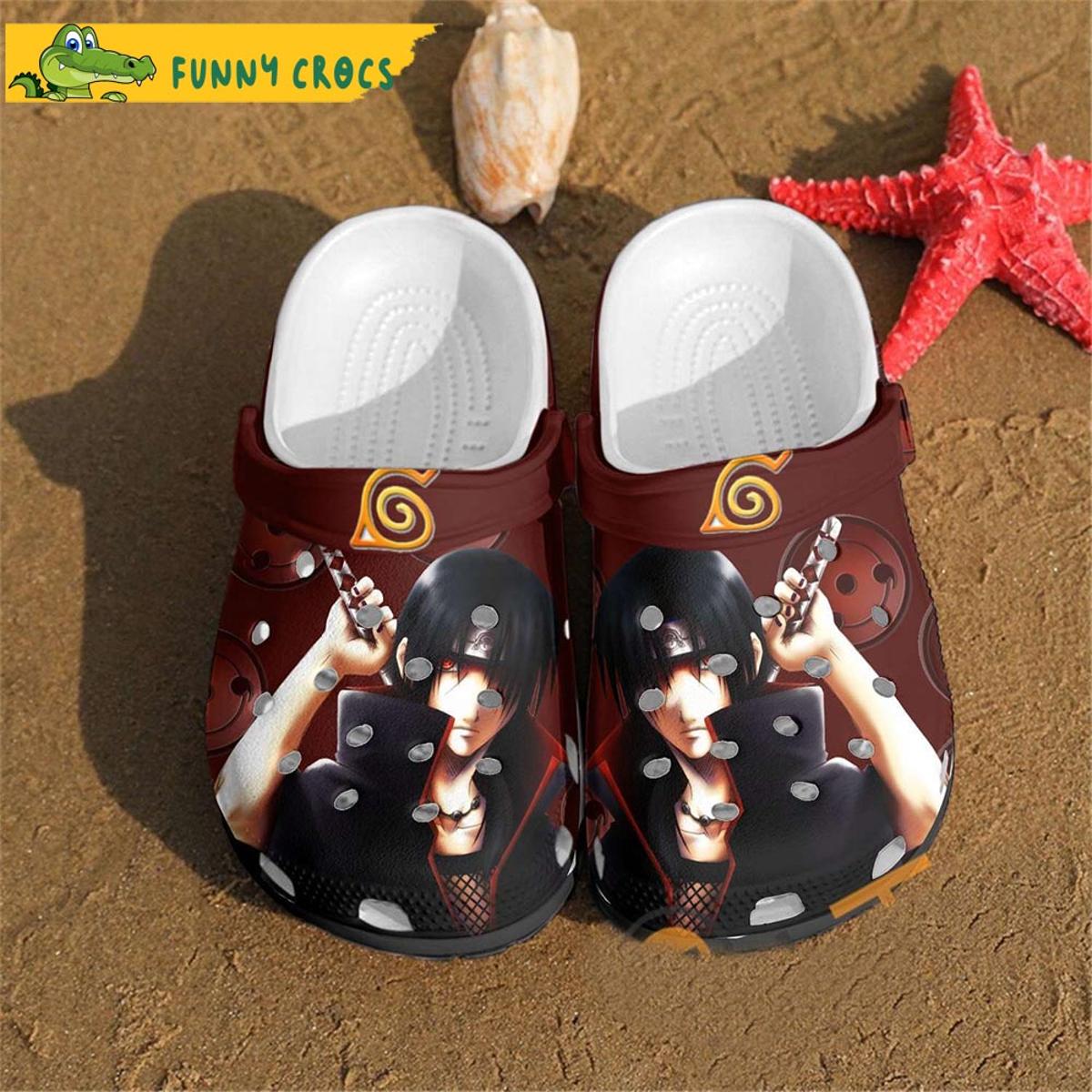 Anime Sasuke Uchiha Naruto Crocs Sandals