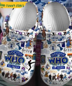 Anniversary 60 Year Doctor Who Movie Crocs Sandals