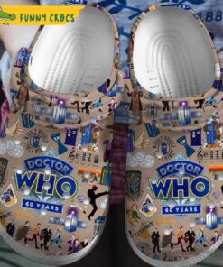 Anniversary 60 Year Doctor Who Movie Gifts Crocs Shoes