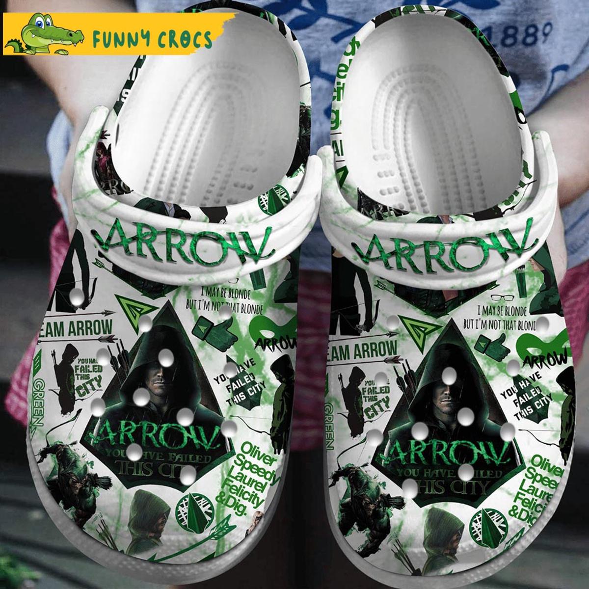 Arrow Movie Crocs Shoes