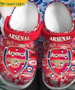 Arsenal Fc Soccer Crocs Clog Shoes