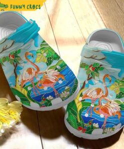 Art Flamingo Gifts Crocs Sandals