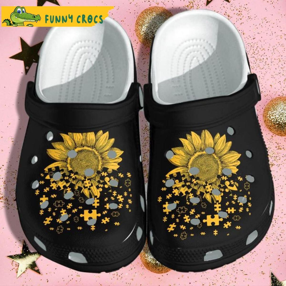 Animal Skin Sunflower Cheetah Floral Crocs Sandals