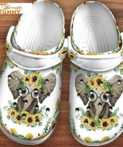 Autism Cute Elephant Crocs Slippers