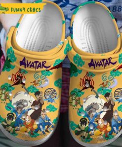 Avatar Airbender Movie Yellow Crocs Clog Slippers