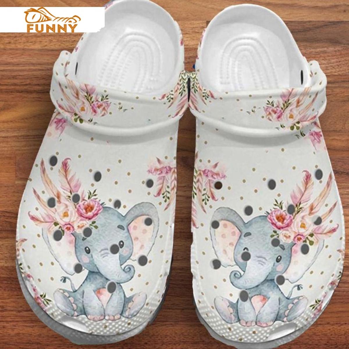 Autism Sunflower Elephant Mom Crocs Clog