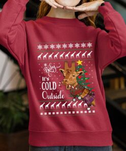 Baby Its Cold Outside Cute Giraffe Ugly Sweater