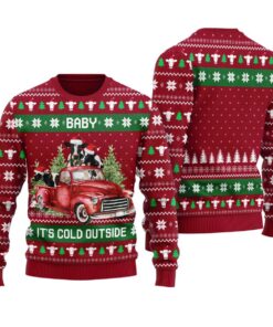 Baby Its Cold Outside Funny Cow Ugly Sweater