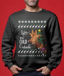 Baby Its Cold Outside Funny Giraffe Christmas Sweater