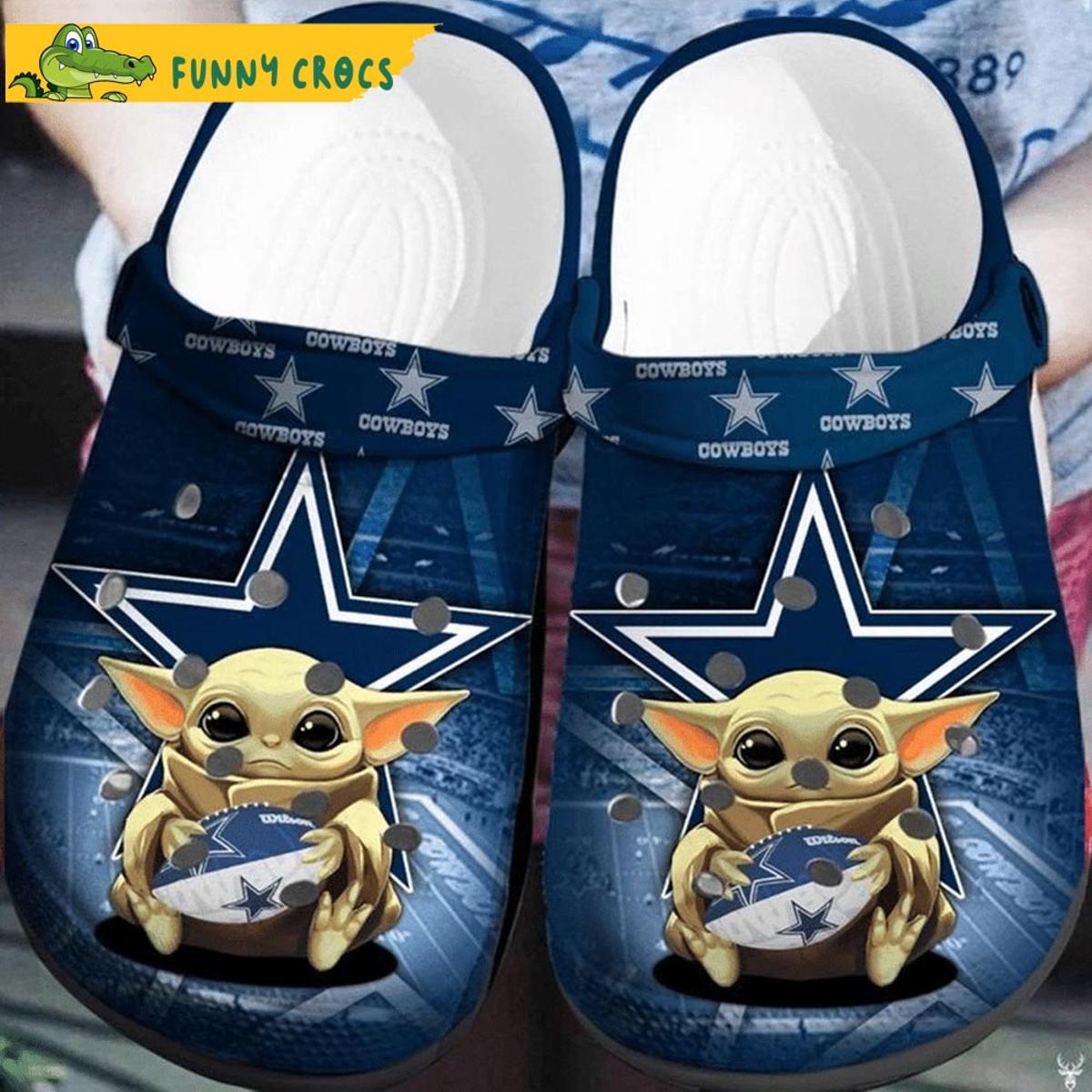 Dallas Cowboys Pattern Crocs Slippers