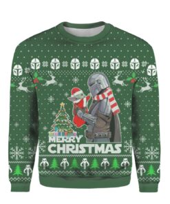 Baby Yoda Merry Christmas Sweater