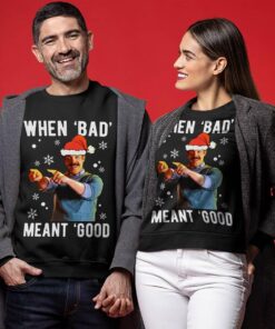 Bad Good Ted Lasso Mens Christmas Sweater