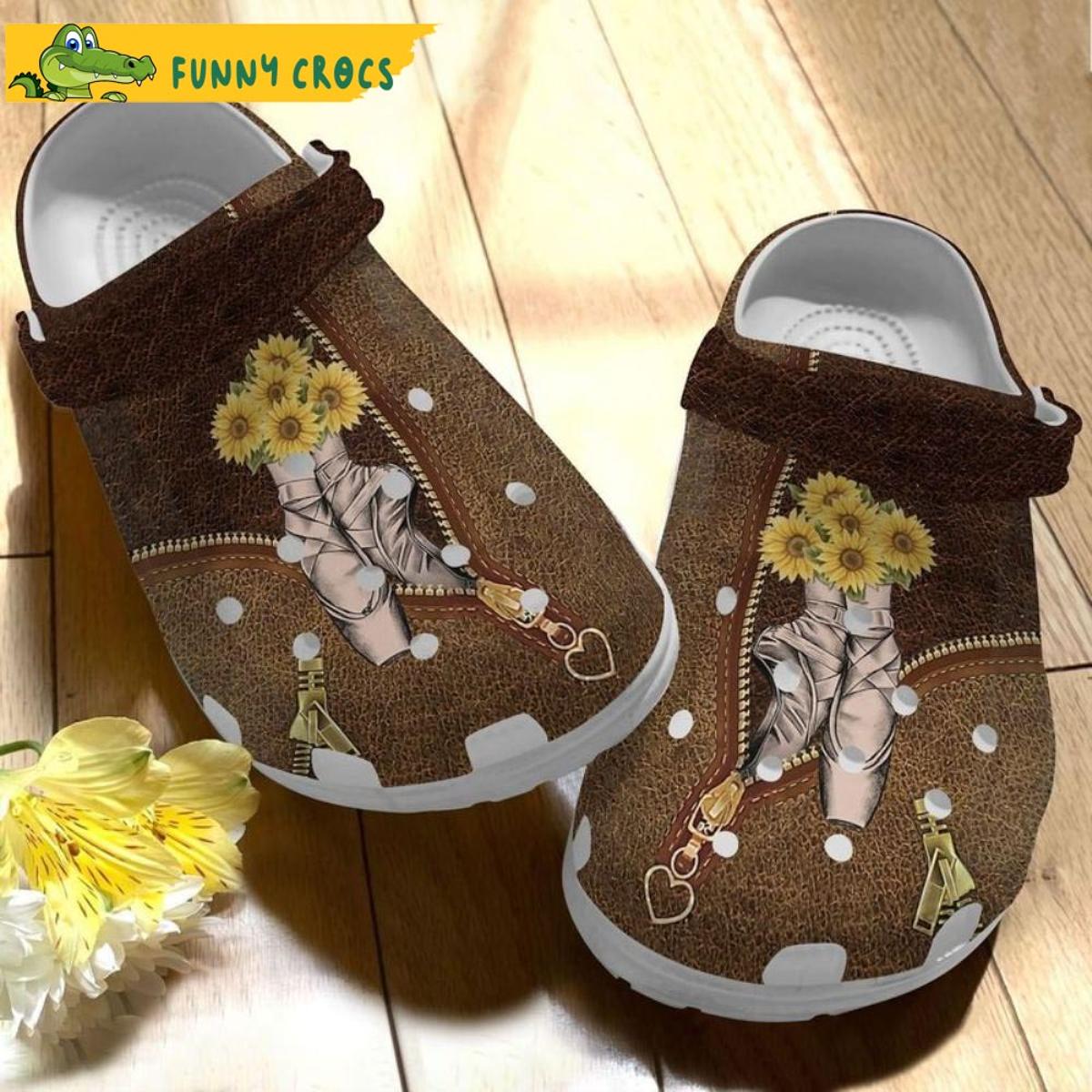 Basset Hound Floral Crocs Shoes