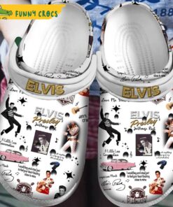 Band Music Elvis Presley Crocs Clog Shoes