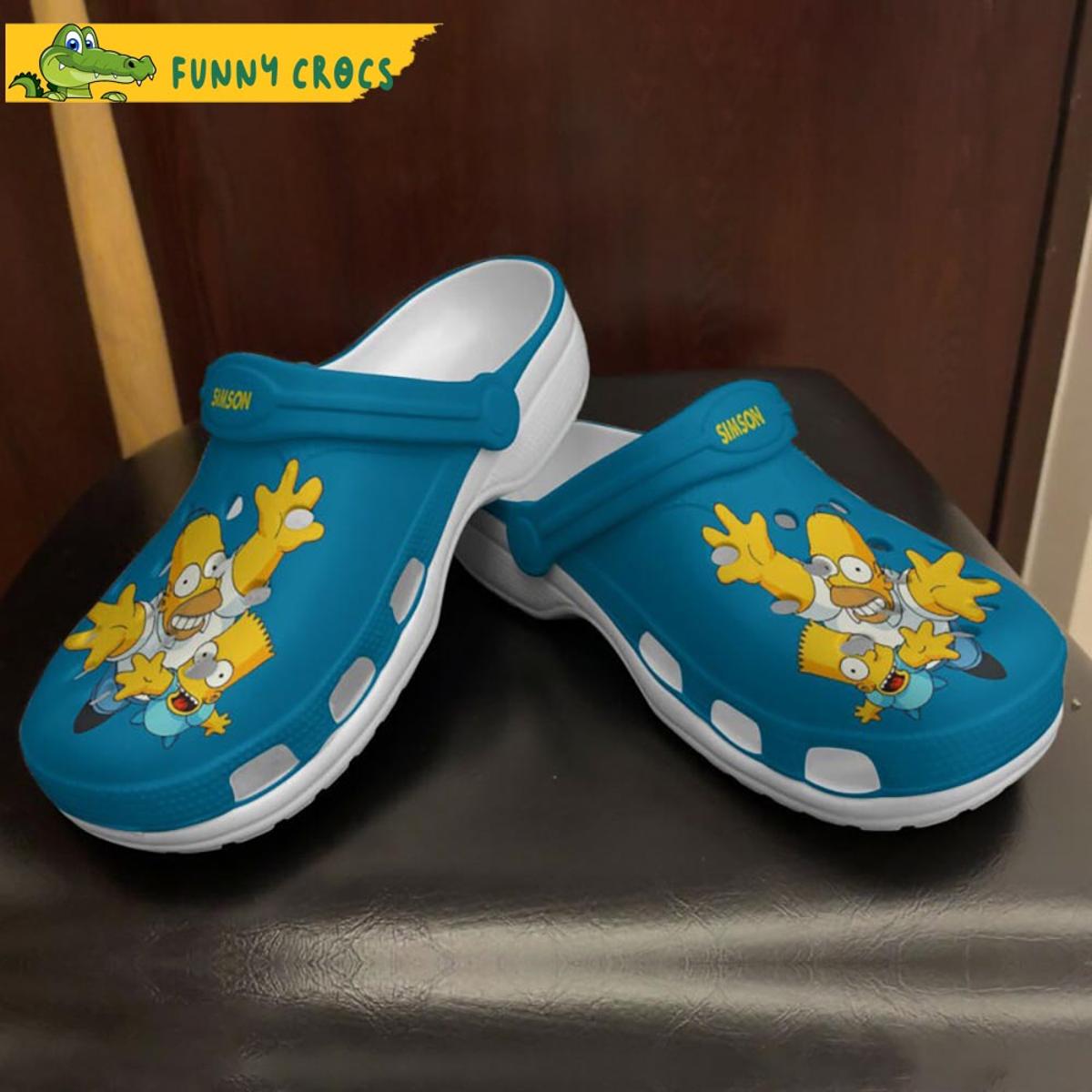 3d The Simpsons Crocs Clog Shoes