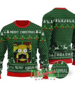 The Simpsons Character Homer Bush Meme Ugly Christmas Sweater Funny Xmas Gift For Men Women