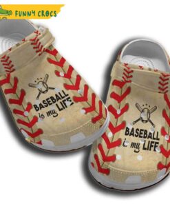 Baseball Is My Life Crocs Clog Slippers