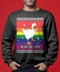 Be Gay Do Crime Lgbt Ugly Xmas Sweater