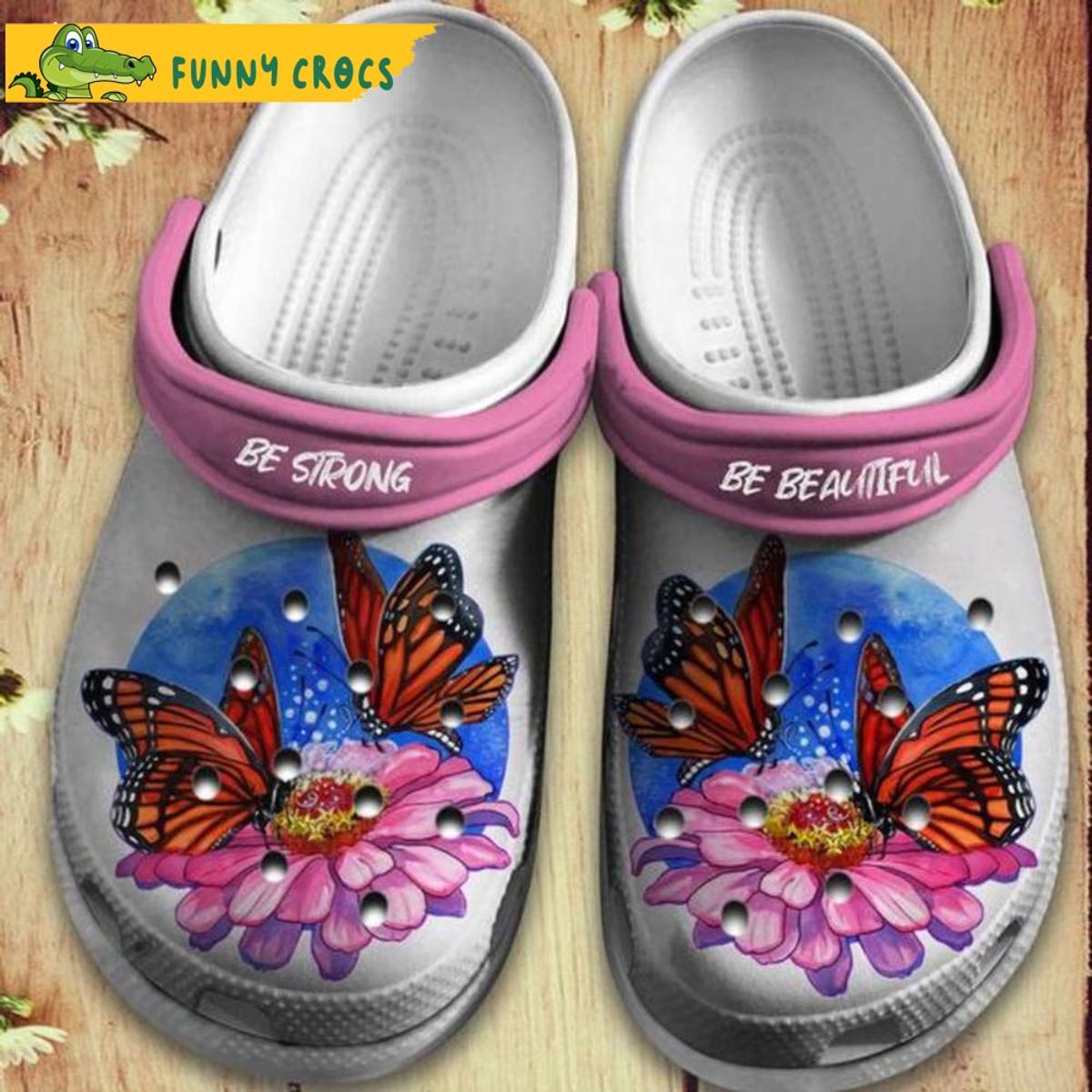 Beautiful Butterfly Girl Halloween Crocs Sandals