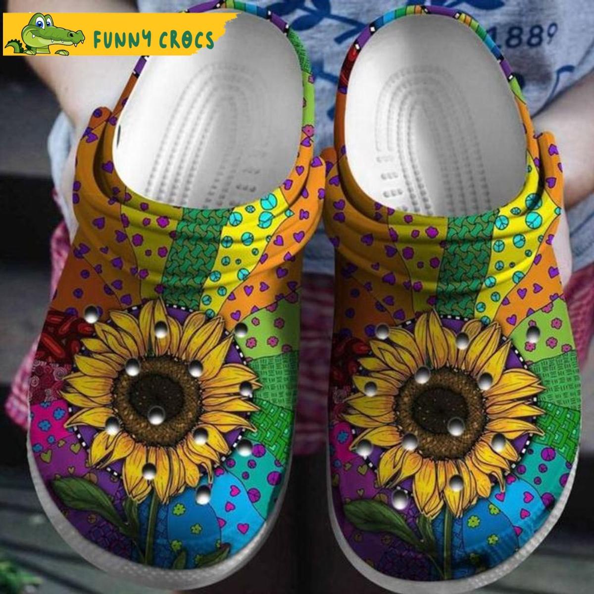 Butterfly Sunflowers Floral Crocs Classic