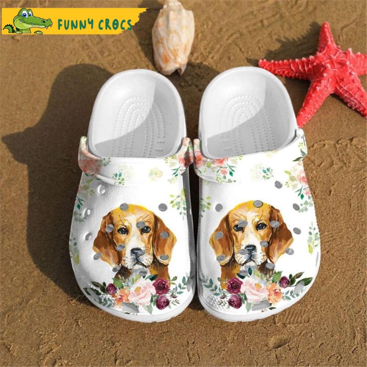 Funny Beagle Life Love Lifes Dog Crocs Slippers