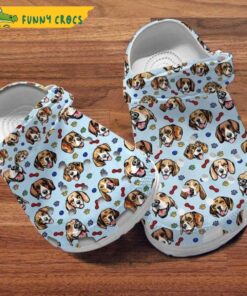 Beagle Dogs Pattern Crocs Clog Shoes