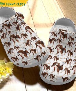 Beagle Pattern Crocs Shoes