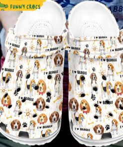 Beagle Pattern Crocs Slippers