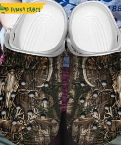 Beautiful Deer Hunting Crocs Sandals