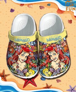 Beautiful Little Mermaid Crocs Sandals