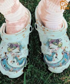 Beautiful Mermaid Crocs Clog Shoes