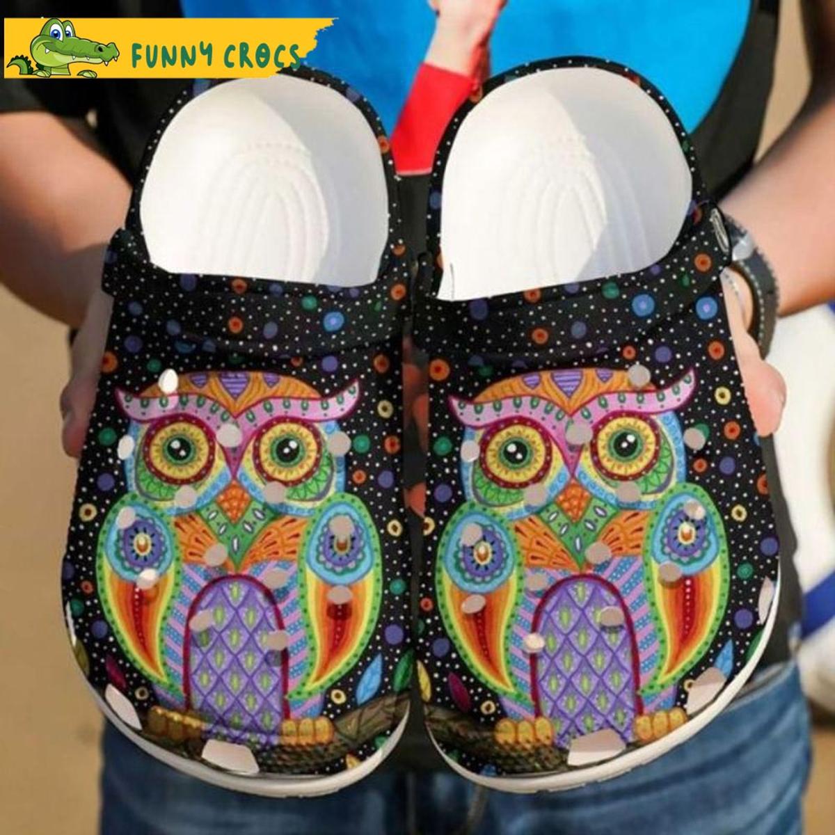 Couple Owl Crocs Clog Shoes