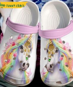 Beautiful Unicorn Crocs Slippers