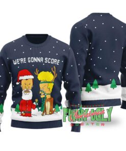 Beavis And Butt-head Funny Christmas Sweater