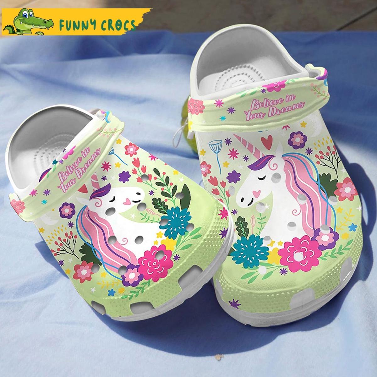 Baby Unicorn Crocs Clog Slippers