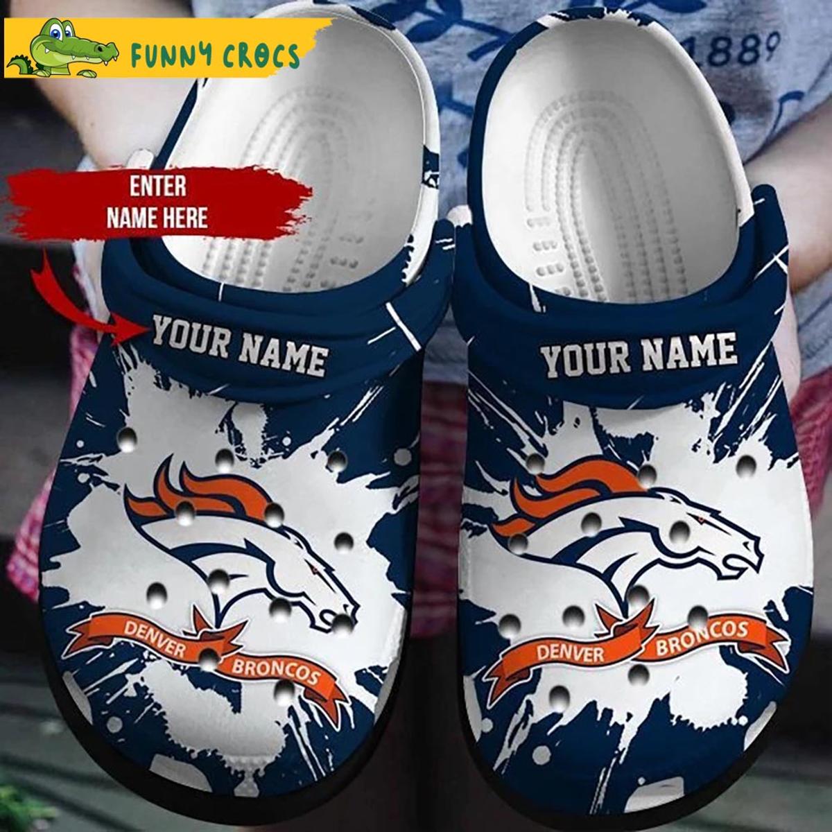 Best Personalized Denver Broncos Crocs Clog Shoes