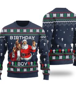 Birthday Boy Funny Christmas Sweater