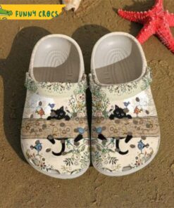 Black Cat Lovely Hanging Cat Crocs Classic