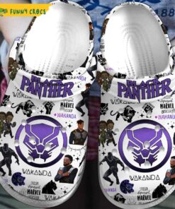 Black Panther 3d Avengers Crocs Clog Shoes